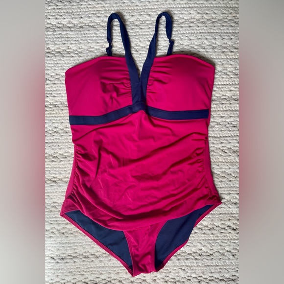 Boden | Corsica V-neck Swimsuit | Size 16-18R - Picture 1 of 4